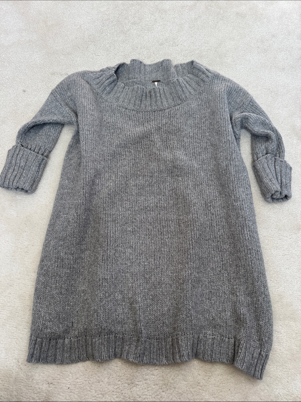 Free People Cable Knit Soft Sweater M